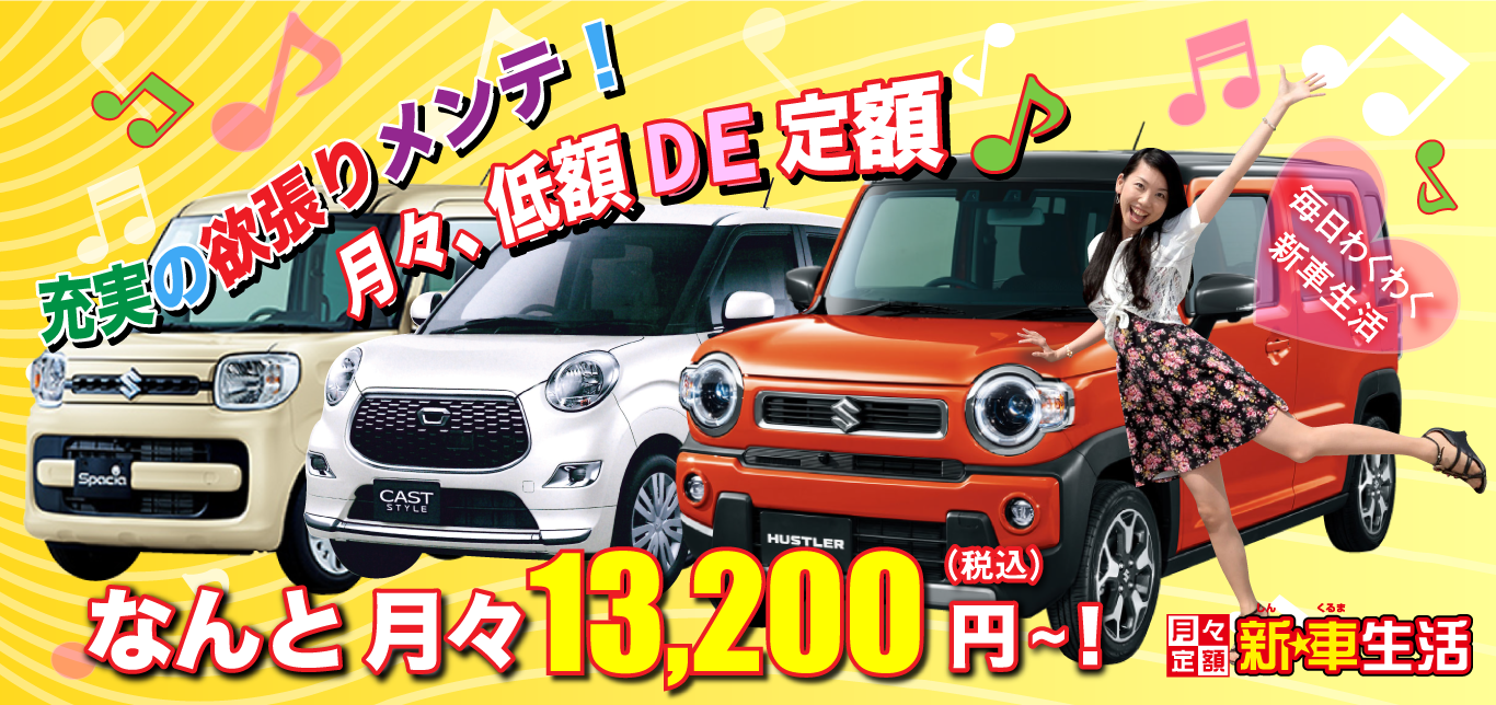 新☆車生活13,200円プラン